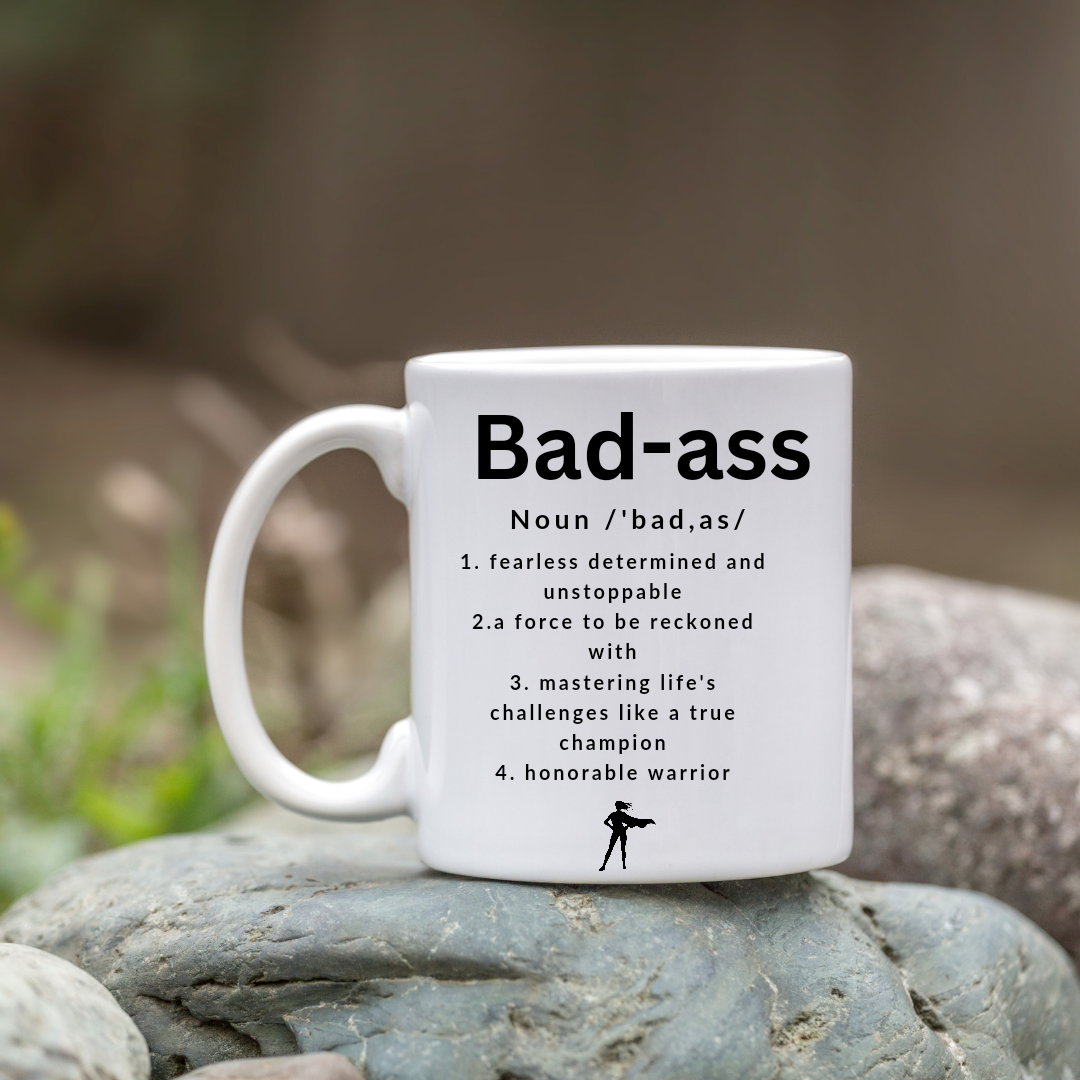 Bad-ass 11oz Coffee Mug Gift for Daughter, Sister, Mom | Blond Bays