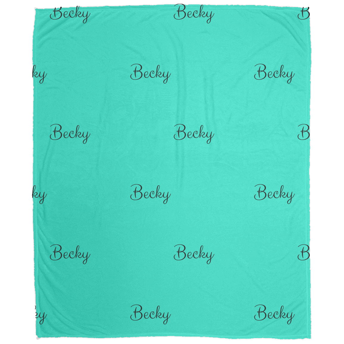 Personalized Name Cozy Plush Fleece - Sherpa Blanket – 30x40/50x60/60x80 Custom Gift