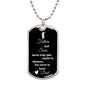 Father's Dog Tag from Son - Meaningful Keepsake Jewelry | Blond Bays