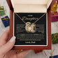 To My Daughter [ Always Remember- Love Knot Necklace