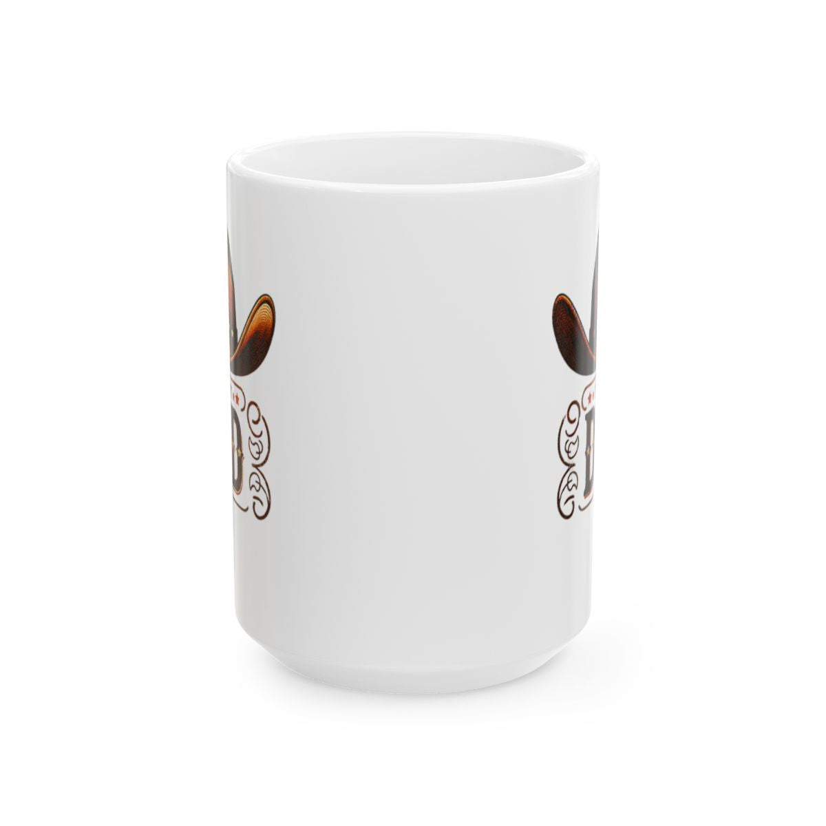 The Best Dad Cowboy Hat [Ceramic Mug, (11oz, 15oz)