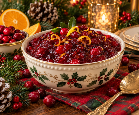 Grandma’s Secret Maple-Orange Cranberry Sauce