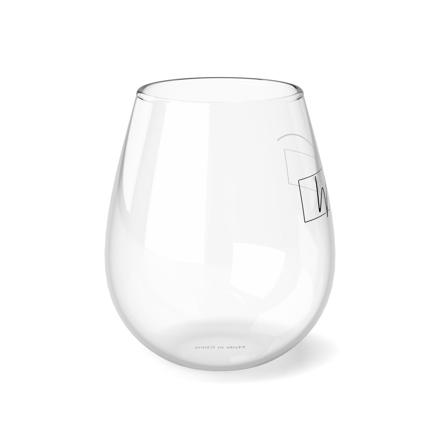 Wifey Stemless Wine Glass - Wedding/Bride