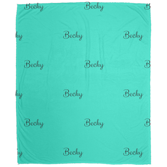 Name Personalized - Cozy Plush Fleece Blanket - 60x80