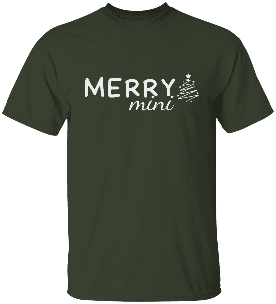 merry mini t-shirt [forest green