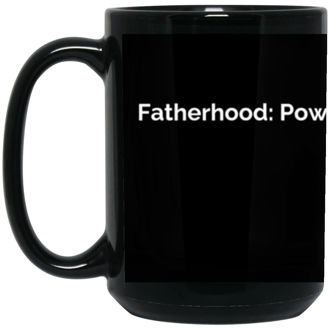 Fatherhood Coffee Mug-Black