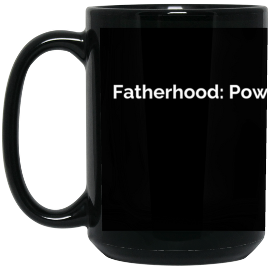 Fatherhood Coffee Mug-Black