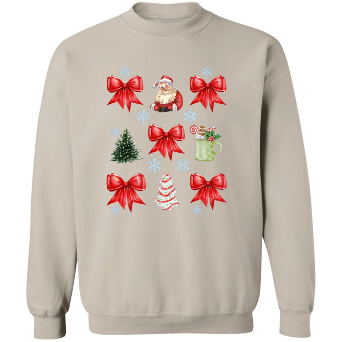 Christmas Coquette Bow T-Shirt [ Sweatshirt