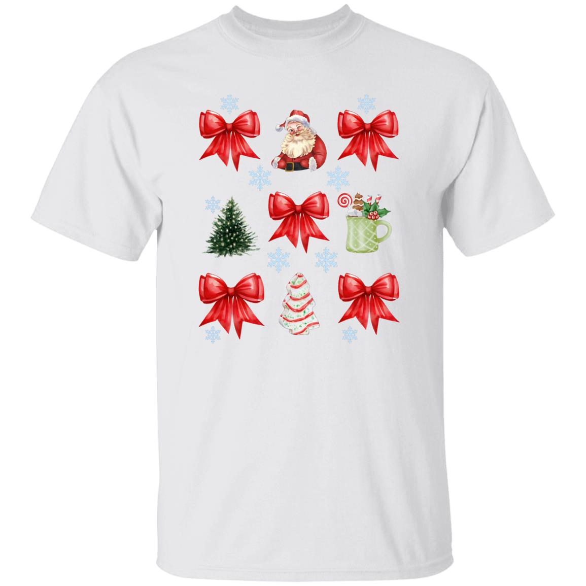 Christmas Coquette Bow T-Shirt [ Sweatshirt