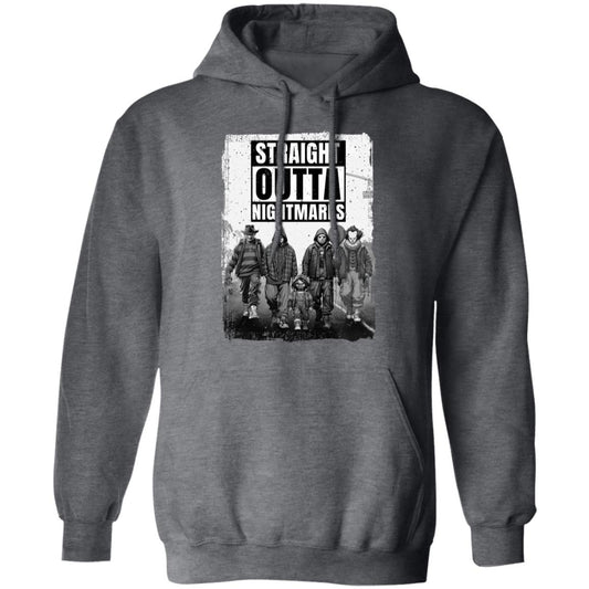 Straight Outta Nightmares-Pullover Hoodie