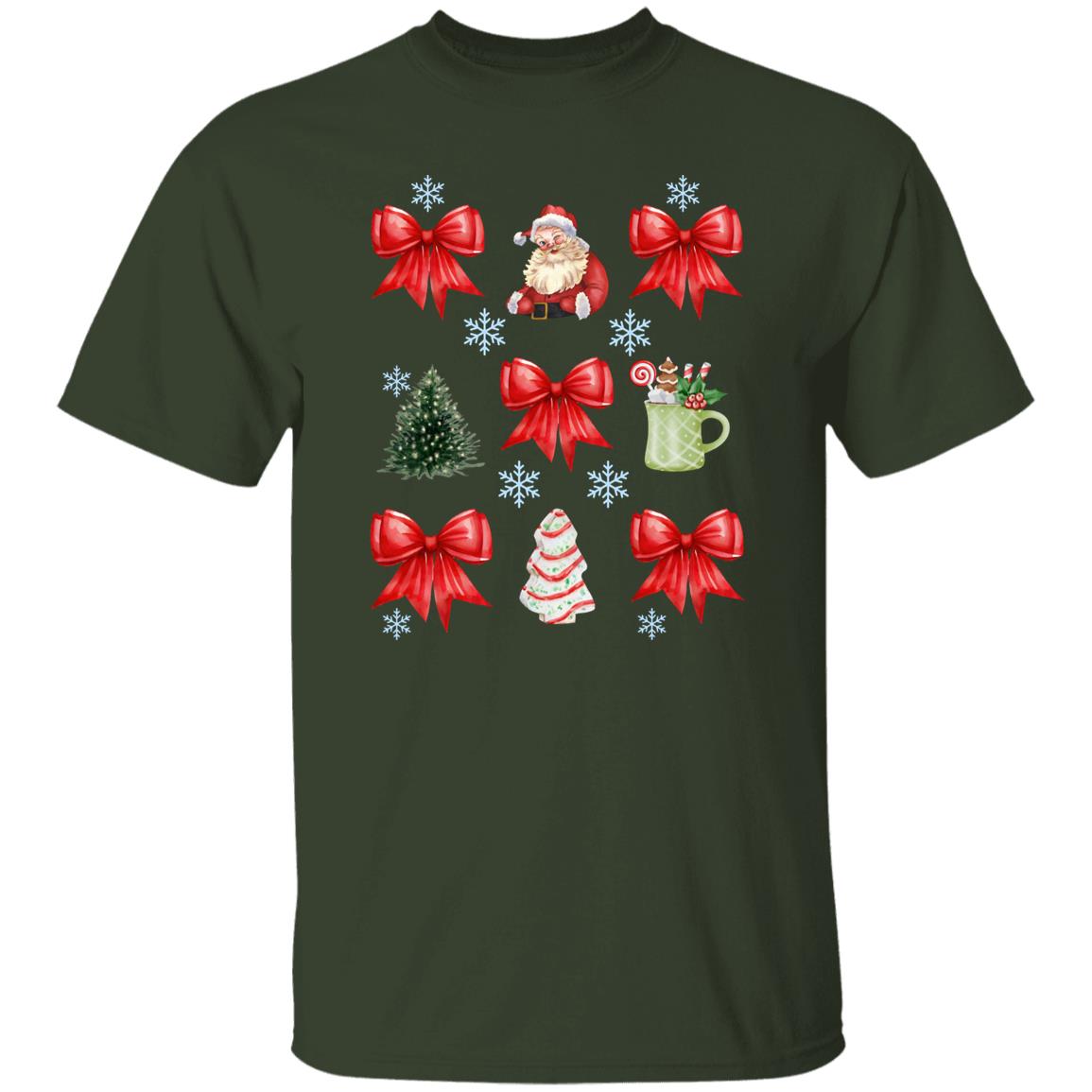 Christmas Coquette Bow T-Shirt [ Sweatshirt