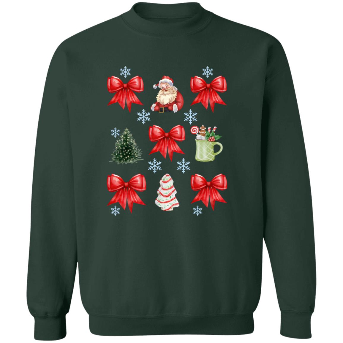 Christmas Coquette Bow T-Shirt [ Sweatshirt