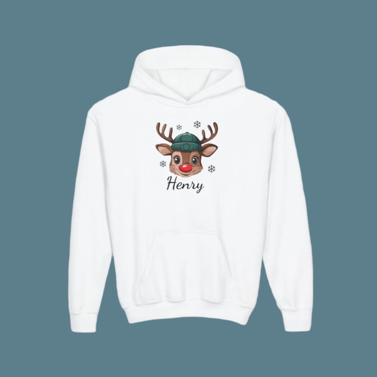 reideer christmas boy hoodie