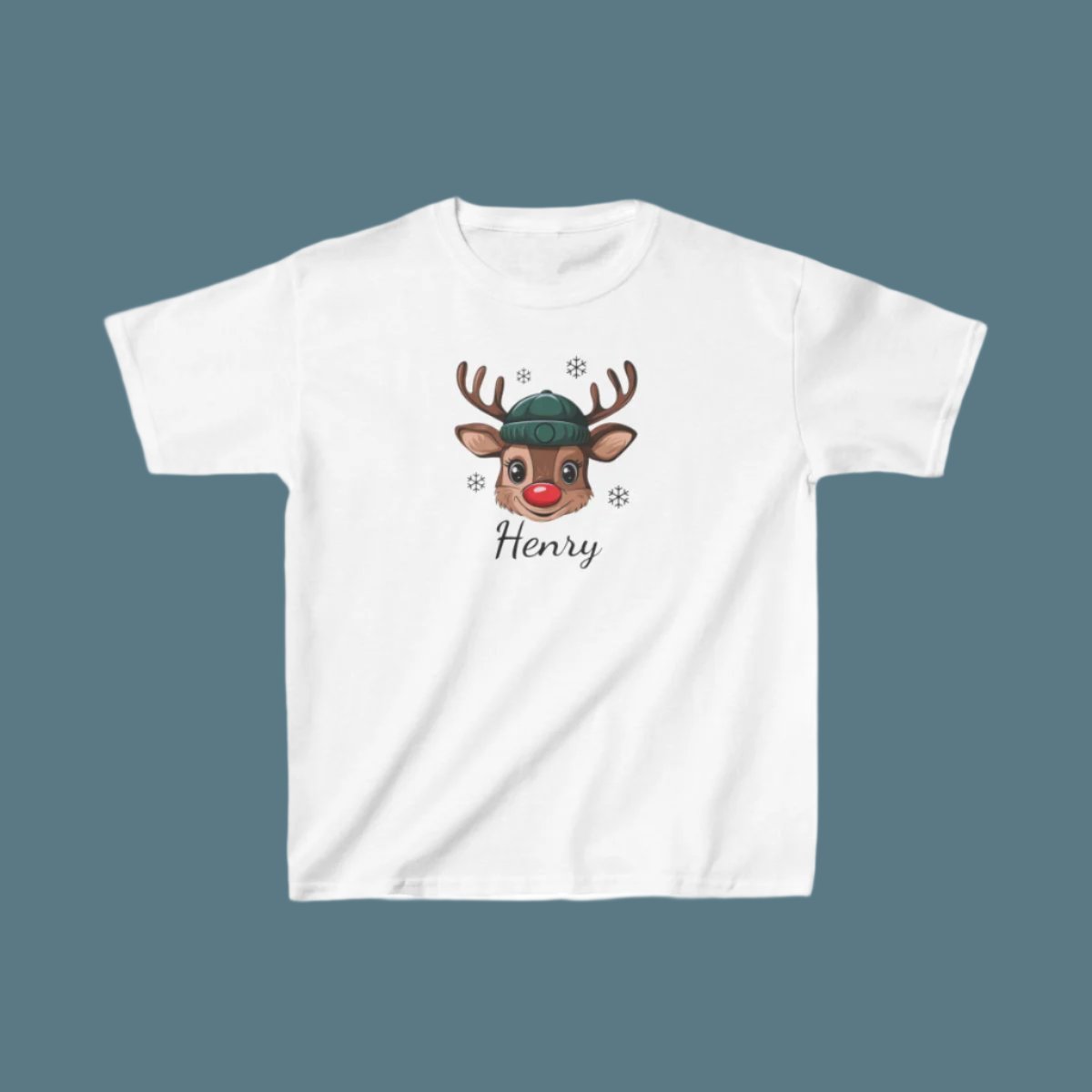 reindeer christmas boy t-shirt