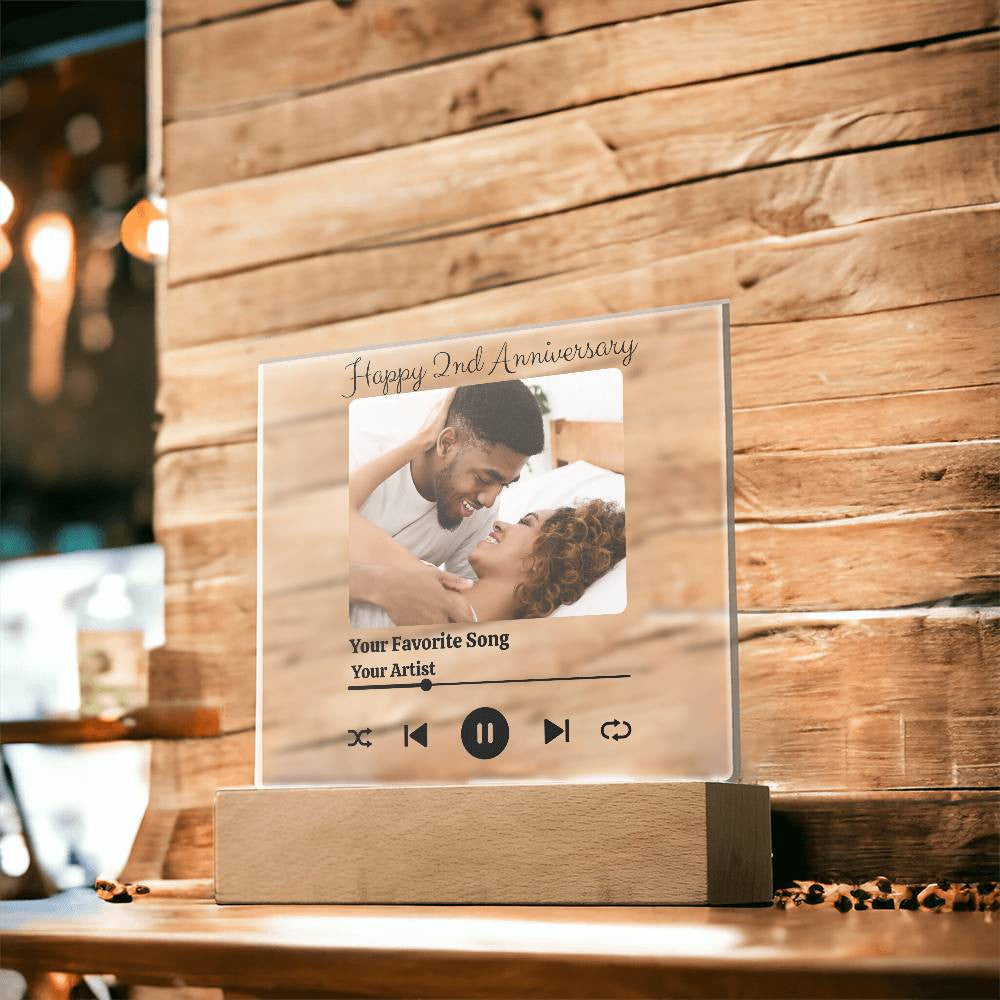 Acrylic Plaque-Anniversary Song Player