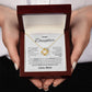 To My Daughter [ Lift your Crown high - Love Knot Necklace