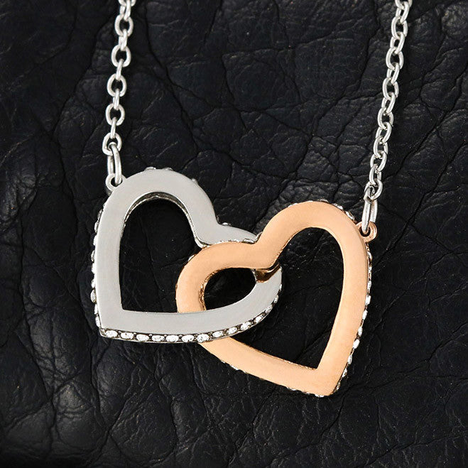 Interlocking Hearts Necklace / Daughter