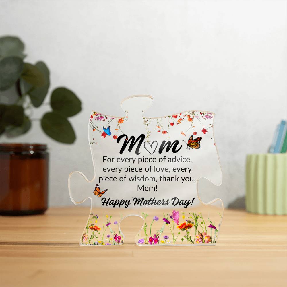 Mom's  Puzzle Acrylic Plaque