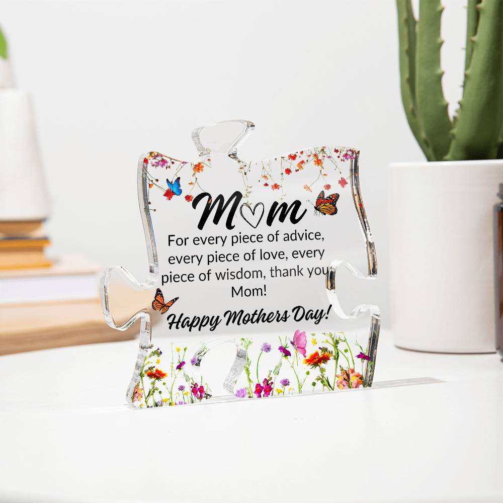 Mom's  Puzzle Acrylic Plaque