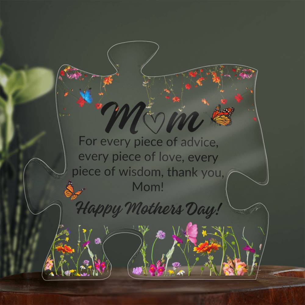 Mom's  Puzzle Acrylic Plaque