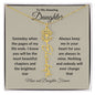 Daughter Flower Name Necklace - Custom Birthday Flower | Blond Bays