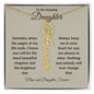Daughter Flower Name Necklace - Custom Birthday Flower | Blond Bays