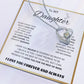 To My Daughter [ Forever Love Necklace] SQ Gold Border