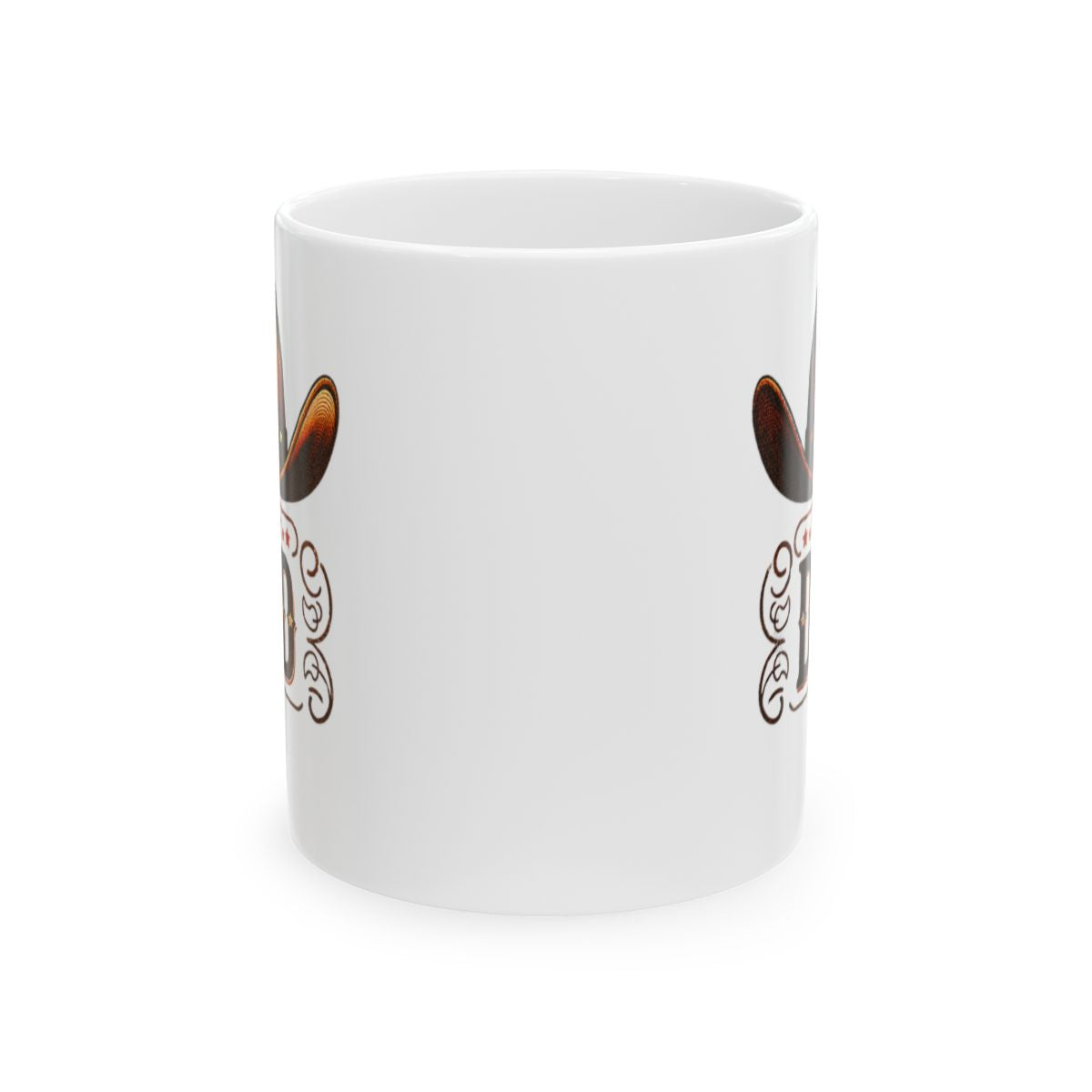 The Best Dad Cowboy Hat [Ceramic Mug, (11oz, 15oz)