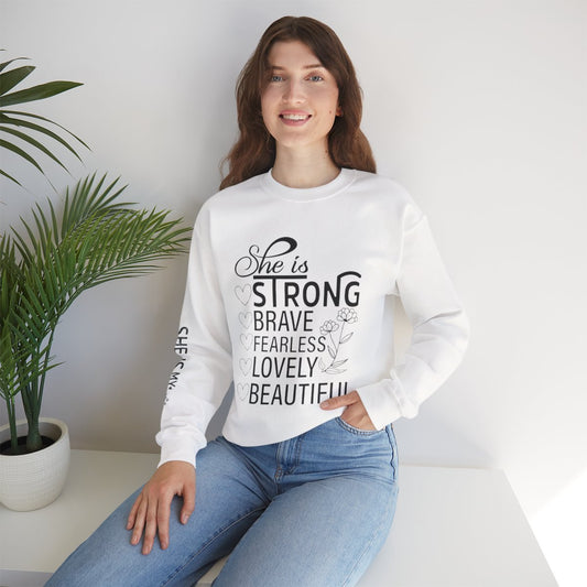 She Is My Mom [ Crewneck Sweatshirt ]