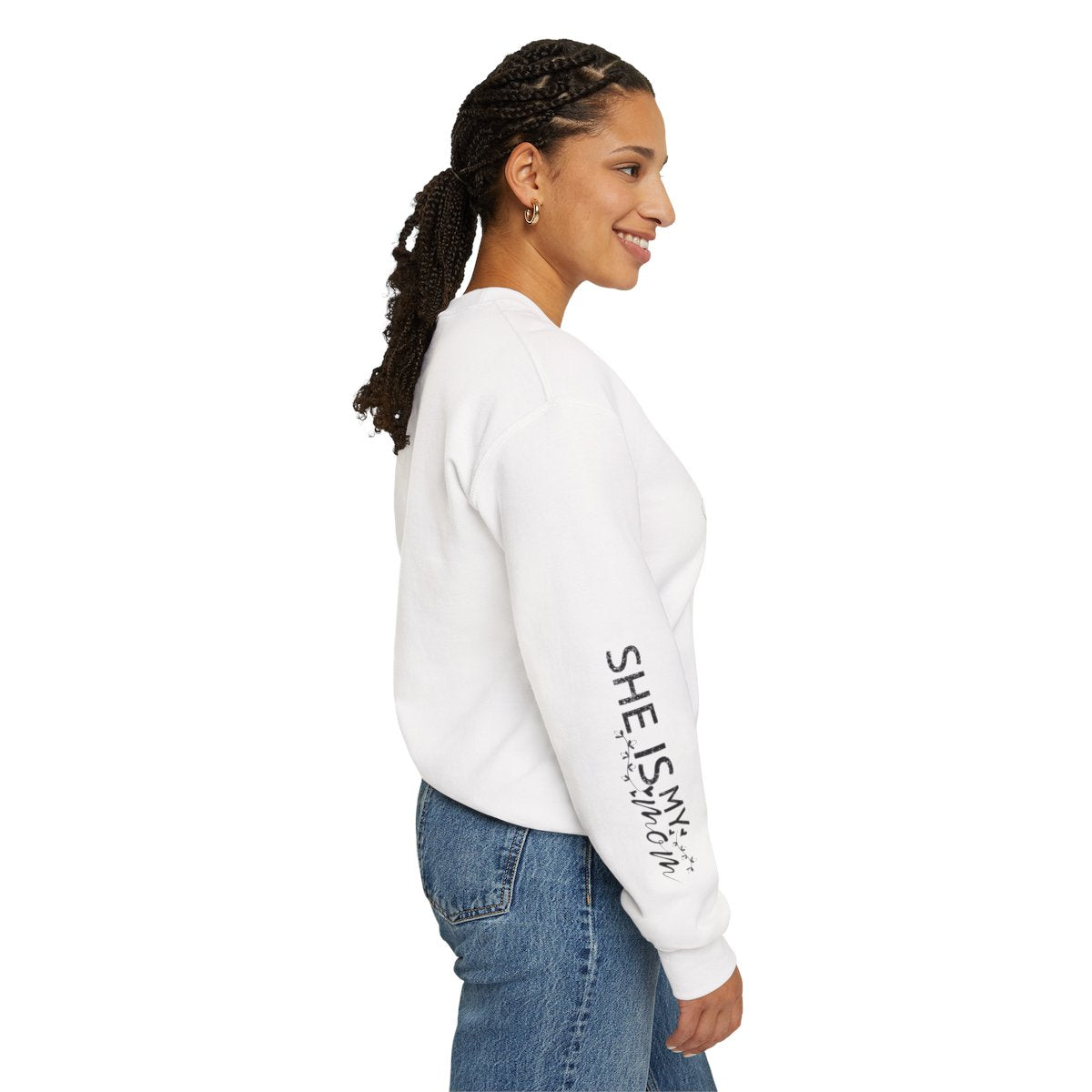 She Is My Mom [ Crewneck Sweatshirt ]