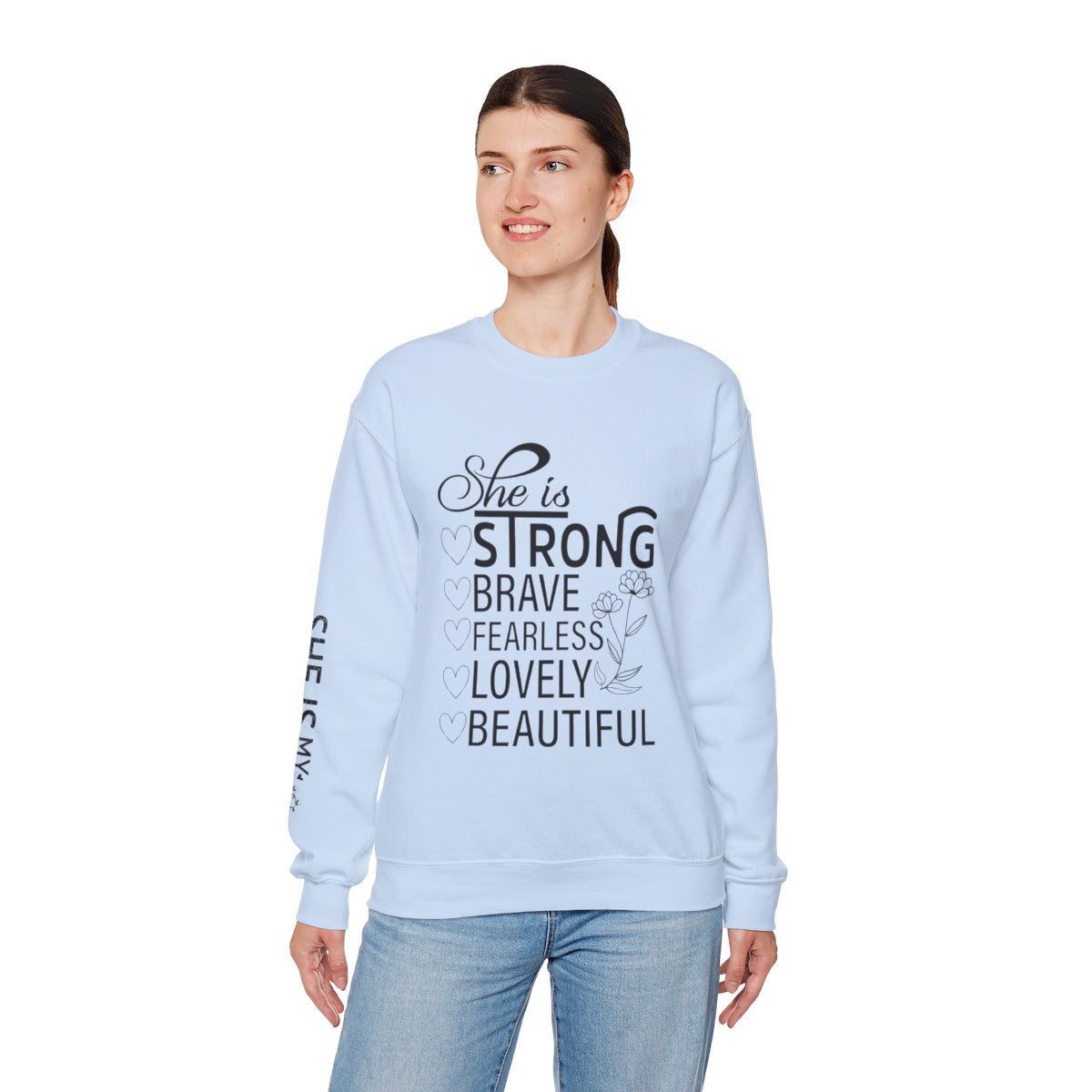 She Is My Mom [ Crewneck Sweatshirt ]