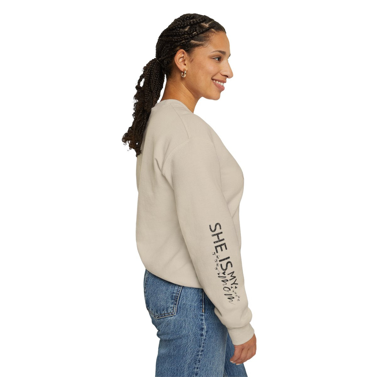 She Is My Mom [ Crewneck Sweatshirt ]