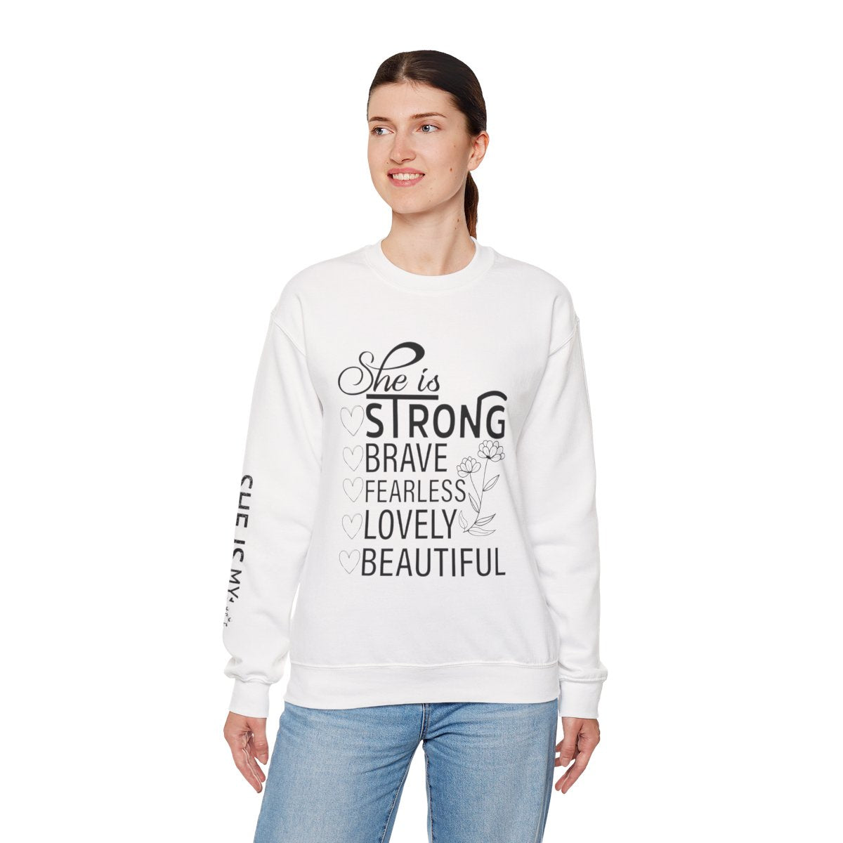 She Is My Mom [ Crewneck Sweatshirt ]